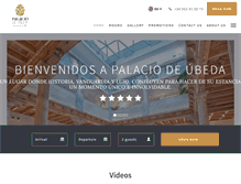 Tablet Screenshot of palaciodeubeda.com